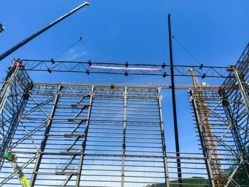 EHSS завяршае пад'ём бэлькі экранавальнай залы нацыянальнага ўзроўню для кабеля Ханхэ