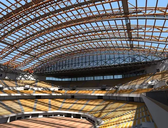 Стадыён Large Span Steel Space Frame