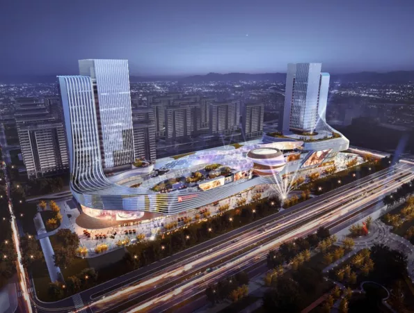 Будаўніцтва гандлёвага цэнтра Steel Structure