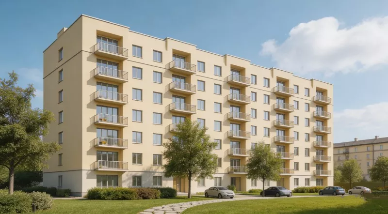 Сталёвая канструкцыя Настаўніцкі жылы дом